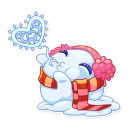 Sticker from Let it snow