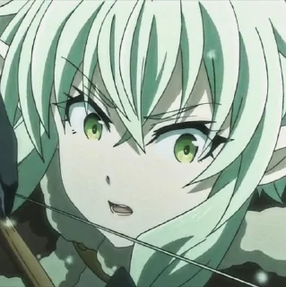 Sticker from elf goblin slayer