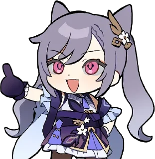☺️ emoji genshin chibi emotes Telegram sticker 24 of 119