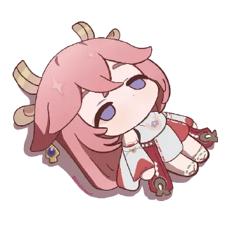 Sticker from Genshin Chibi