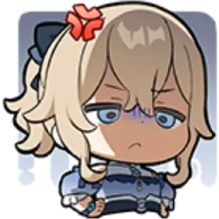 😠 emoji chibi genshin Telegram sticker 21 of 120