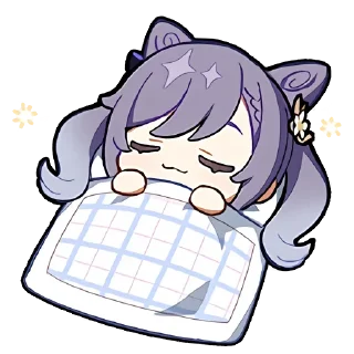 💤 emoji genshin chibi emotes Telegram sticker 21 of 119