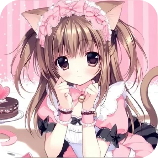 💇 emoji catboys/catgirls @rama_11037 Telegram sticker 1 of 53