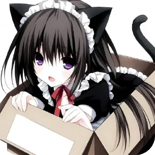 💇 emoji catboys/catgirls @rama_11037 Telegram sticker 4 of 53