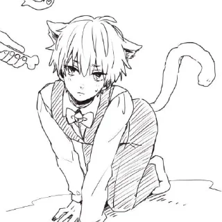 ✋ emoji catboys/catgirls @rama_11037 Telegram sticker 20 of 53