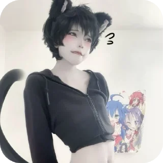 💇 emoji catboys/catgirls @rama_11037 Telegram sticker 12 of 53