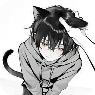 👍 emoji catboys/catgirls @rama_11037 Telegram sticker 5 of 53