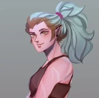 😏 emoji Amelia Blight Telegram sticker 17 of 97