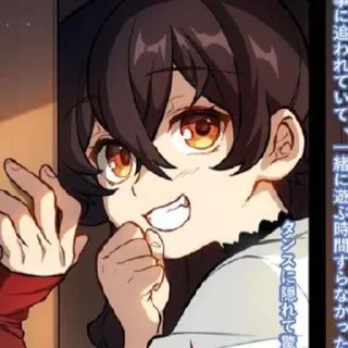 🤭 emoji GENSHIN AMBER🍎 Telegram sticker 1 of 18