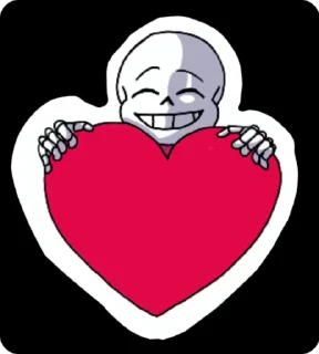 ❤️ emoji UnderGod Sans god of stars Telegram sticker 7 of 8