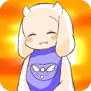 Sticker from 🔥Toriel Dreemurr🔥 @UndertaleDeltaruneStickersArts