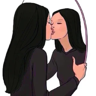 Sticker from women >>