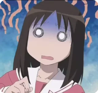 😨 emoji Azumanga Daioh Telegram sticker 7 of 53