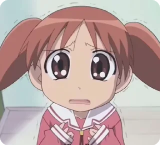 🥺 emoji Azumanga Daioh Telegram sticker 12 of 53