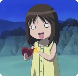 😈 emoji Azumanga Daioh Telegram sticker 24 of 53