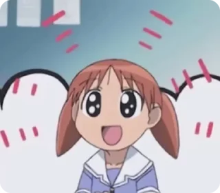 😀 emoji Azumanga Daioh Telegram sticker 14 of 53