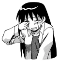 😢 emoji Azumanga Daioh Telegram sticker 16 of 27