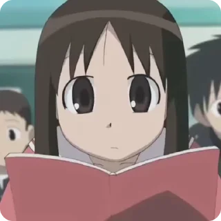 🥱 emoji Azumanga Daioh Telegram sticker 5 of 53