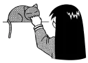 😣 emoji Azumanga Daioh Telegram sticker 10 of 27