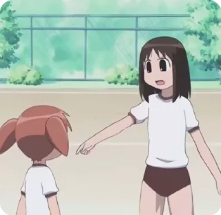 😡 emoji Azumanga Daioh Telegram sticker 19 of 53