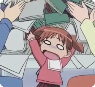 😭 emoji Azumanga Daioh Telegram sticker 21 of 53