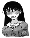 😳 emoji Azumanga Daioh Telegram sticker 7 of 27