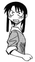 😨 emoji Azumanga Daioh Telegram sticker 8 of 27