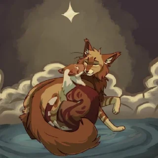 Sticker from Коты-воители (ﾉ´∀｀*)