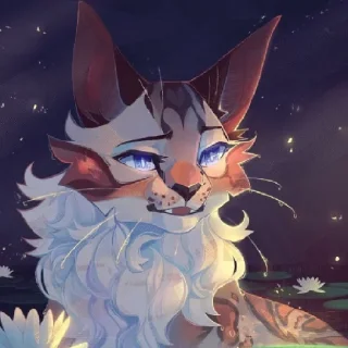Sticker from Коты-воители (ﾉ´∀｀*)