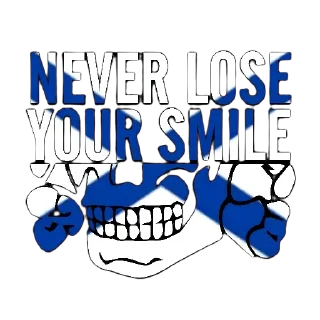 Sticker from ООН Never Lose Your Smile