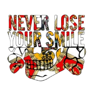 Sticker from ООН Never Lose Your Smile