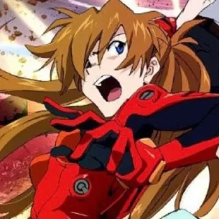 Sticker from Asuka Langley from @griifithh