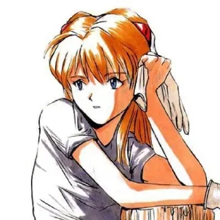 Sticker from Asuka Langley from @griifithh