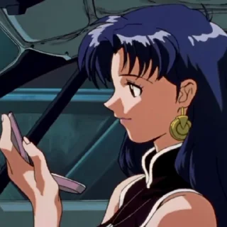 🏳‍🌈 emoji Misato-@Evangelion_myworld Telegram sticker 14 of 50