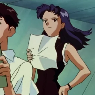 🏳‍🌈 emoji Misato-@Evangelion_myworld Telegram sticker 18 of 50