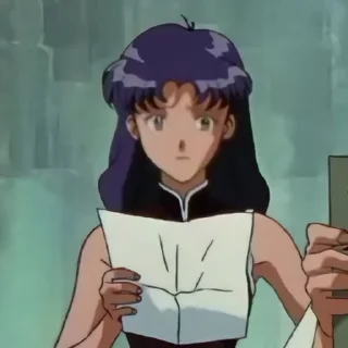 🏳‍🌈 emoji Misato-@Evangelion_myworld Telegram sticker 20 of 50
