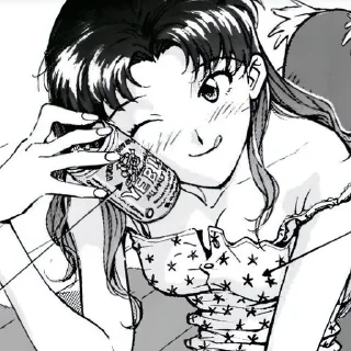 🍺 emoji Misato | @siriuspon Telegram sticker 22 of 30