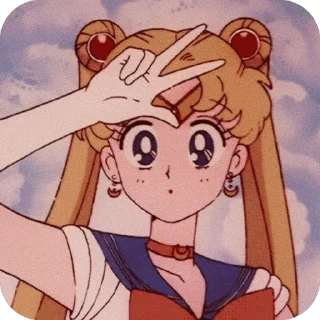 Sticker from .•Sailor Moon 🌙.• От @PomounayaBlad