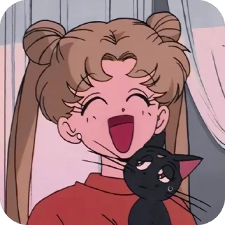 Sticker from .•Sailor Moon 🌙.• От @PomounayaBlad