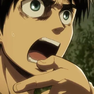😡 emoji Эрен Трахер Telegram sticker 8 of 120