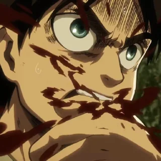 😡 emoji Эрен Трахер Telegram sticker 9 of 120