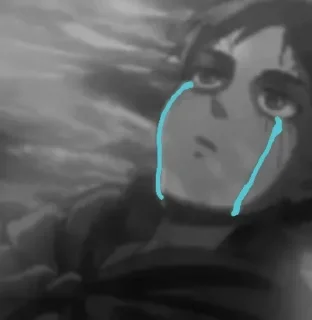 😭 emoji Эрен Трахер Telegram sticker 21 of 120