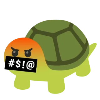 Черепашке sticker 4