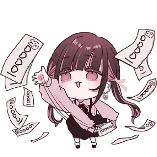 💌 emoji かわいい女の子。♡ Telegram sticker 5 of 20