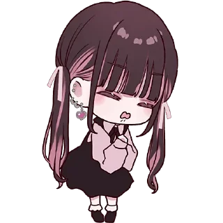 😖 emoji かわいい女の子。♡ Telegram sticker 14 of 20