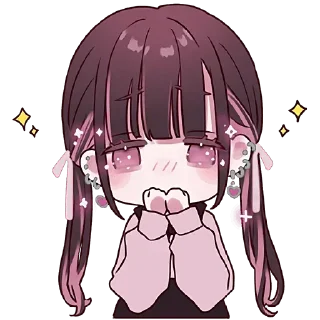Sticker from かわいい女の子。♡