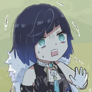 😱 emoji Yelan by @kiyunya Telegram sticker 18 of 46