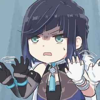😰 emoji Yelan by @kiyunya Telegram sticker 11 of 46