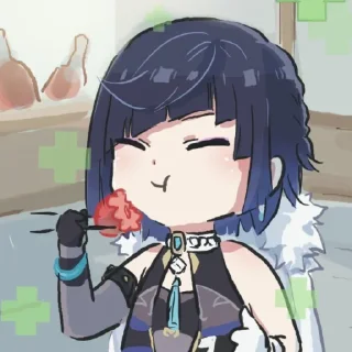 😋 emoji Yelan by @kiyunya Telegram sticker 19 of 46