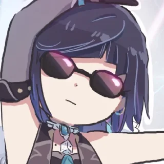 😎 emoji Yelan by @kiyunya Telegram sticker 10 of 46